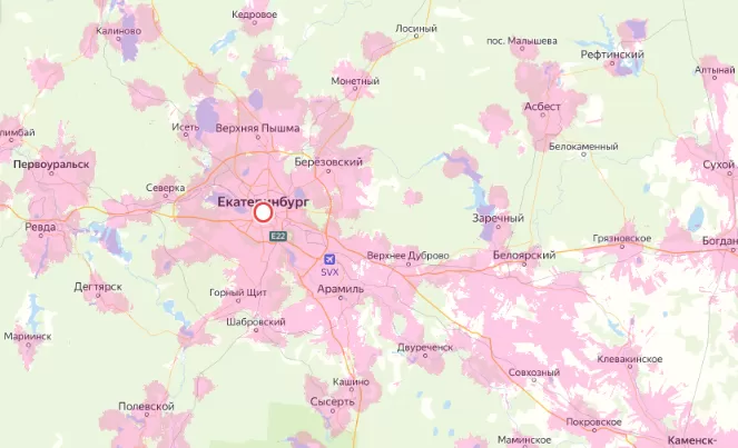 Зона покрытия Мегафон Наро-Фоминск 