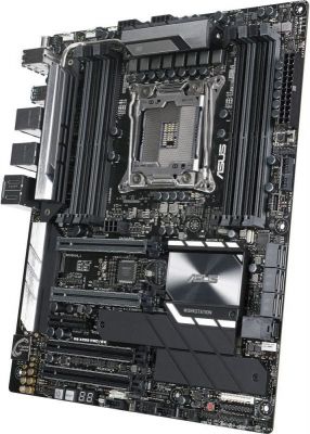Материнская Плата Asus WS X299 PRO/SE Soc-2066 iX299 ATX 8xDDR4 6xSATA3 SATA RAID i210AT 2хGgbEth Ret 