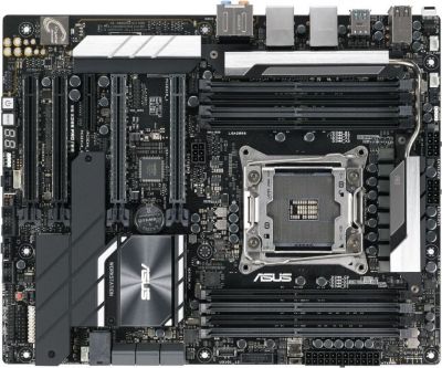 Материнская Плата Asus WS X299 PRO/SE Soc-2066 iX299 ATX 8xDDR4 6xSATA3 SATA RAID i210AT 2хGgbEth Ret 